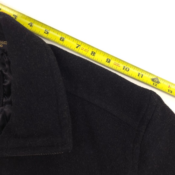 Marc New York Mens Wool Blend Quilted Lined Full Zip Jacket Large Black - Picture 5 of 13